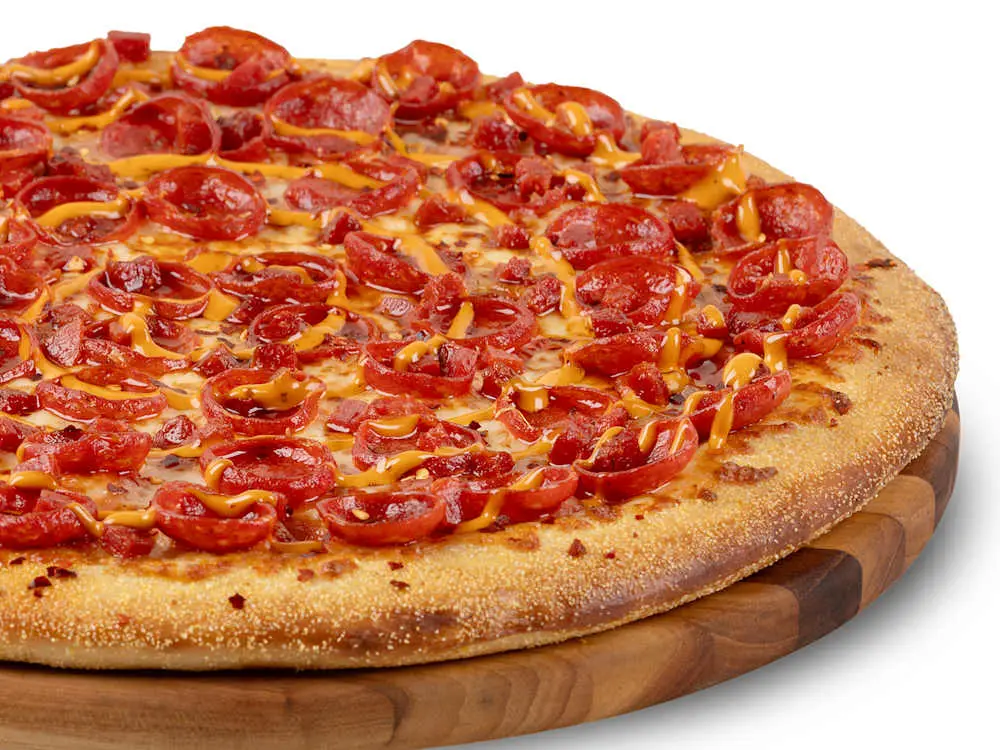 Spicy Chipotle Pepperoni Pizza at Thornton Pure Water & Ice Cream