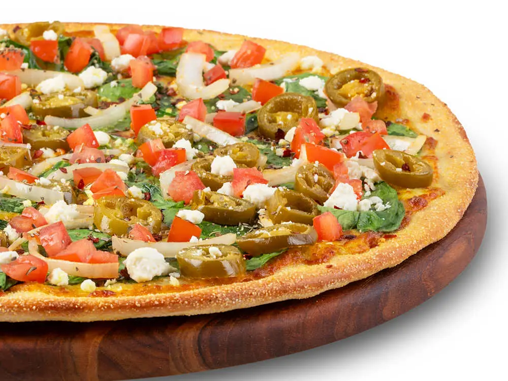 Spicy Curry Pizza at Thornton Pure Water & Ice Cream