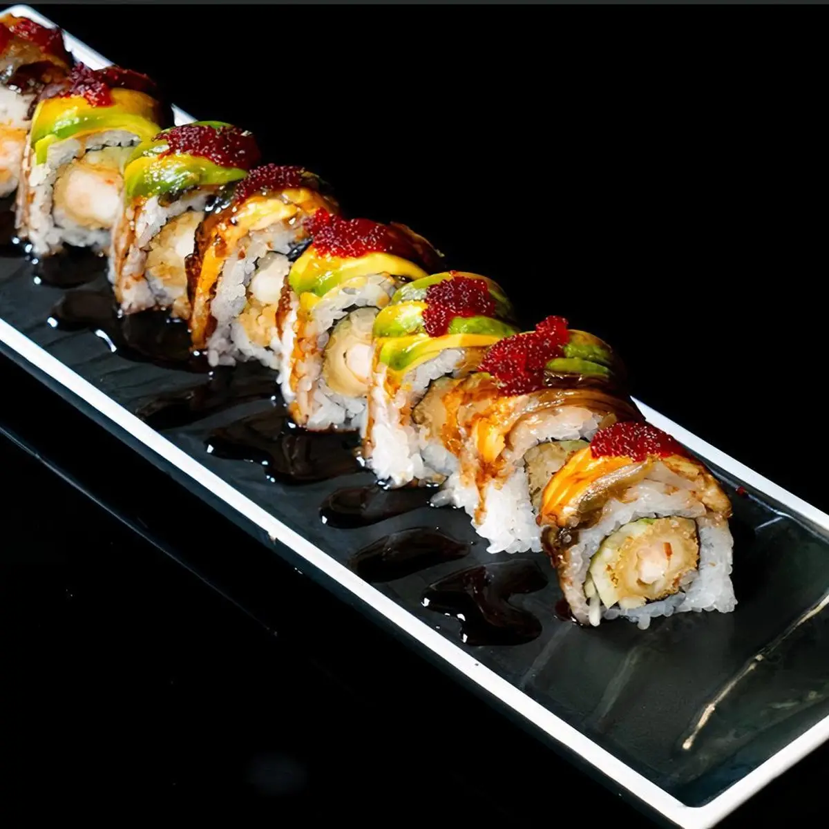 Dancing Unagi Roll at Toro Sushi Stone Grill & Bar