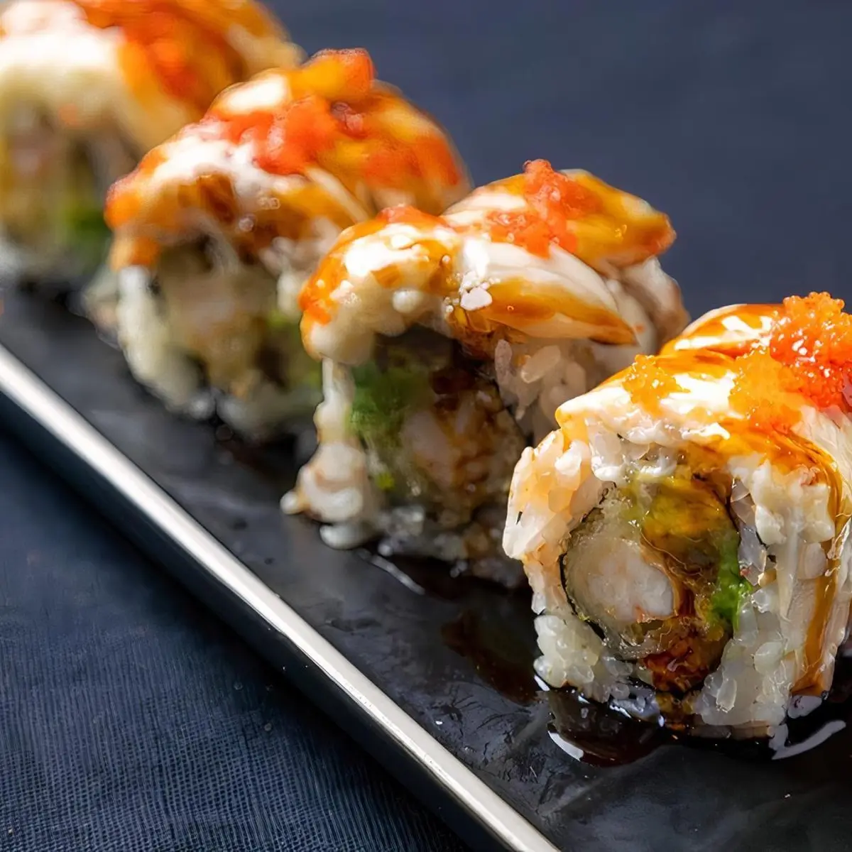 Flaming Dragon at Toro Sushi Stone Grill & Bar
