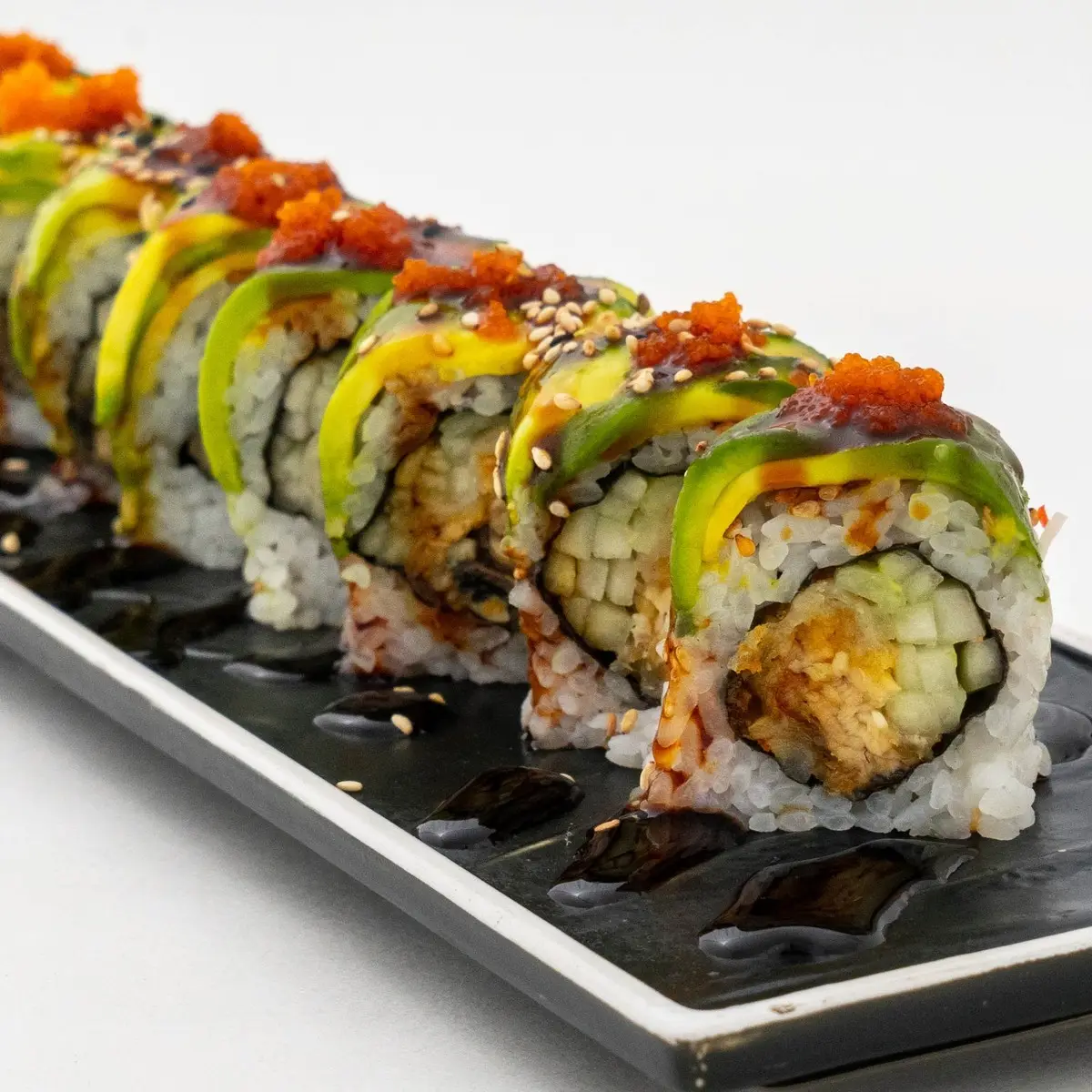 Green Dragon Roll at Toro Sushi Stone Grill & Bar