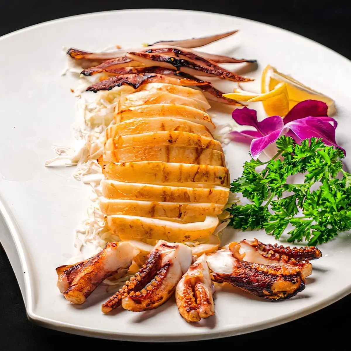 Ika Yaki (Grilled Squid) at Toro Sushi Stone Grill & Bar