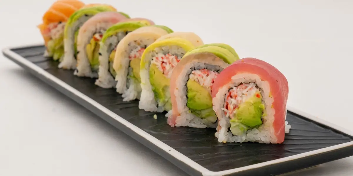 Rainbow Roll at Toro Sushi Stone Grill & Bar