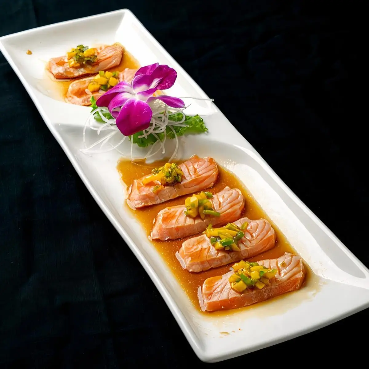 Salmon Mango at Toro Sushi Stone Grill & Bar