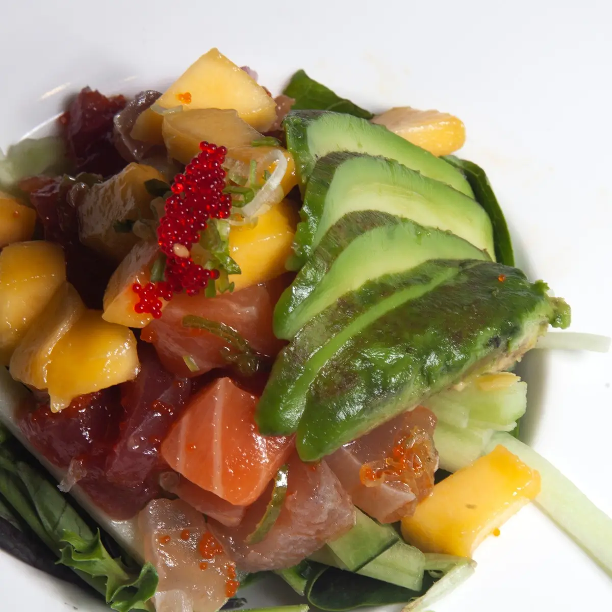 Sashimi Salad at Toro Sushi Stone Grill & Bar