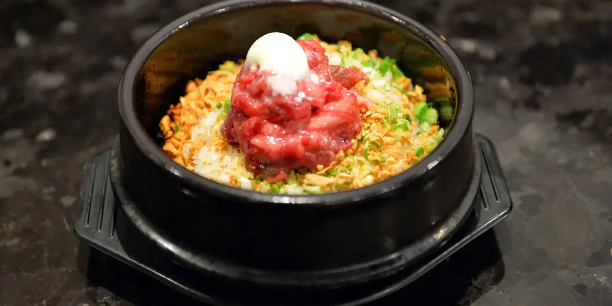 Waygu Clay Pot Rice at Toro Sushi Stone Grill & Bar