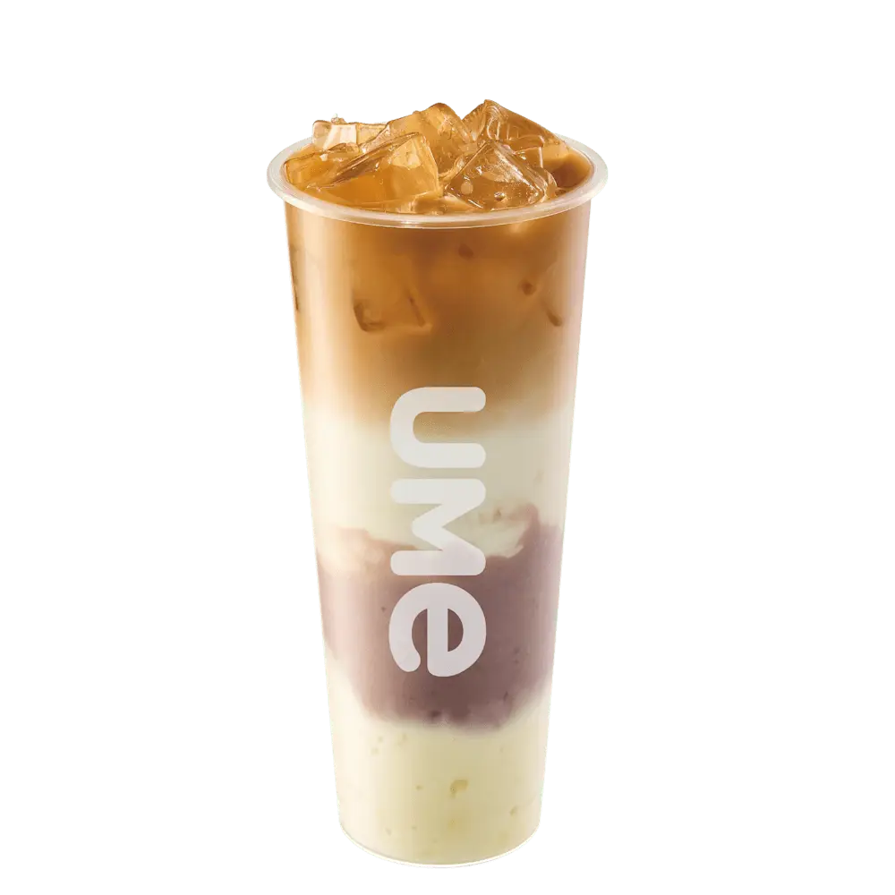 [UMe]Black Milk Tea w/ Taro & Mochi at UMe Tea