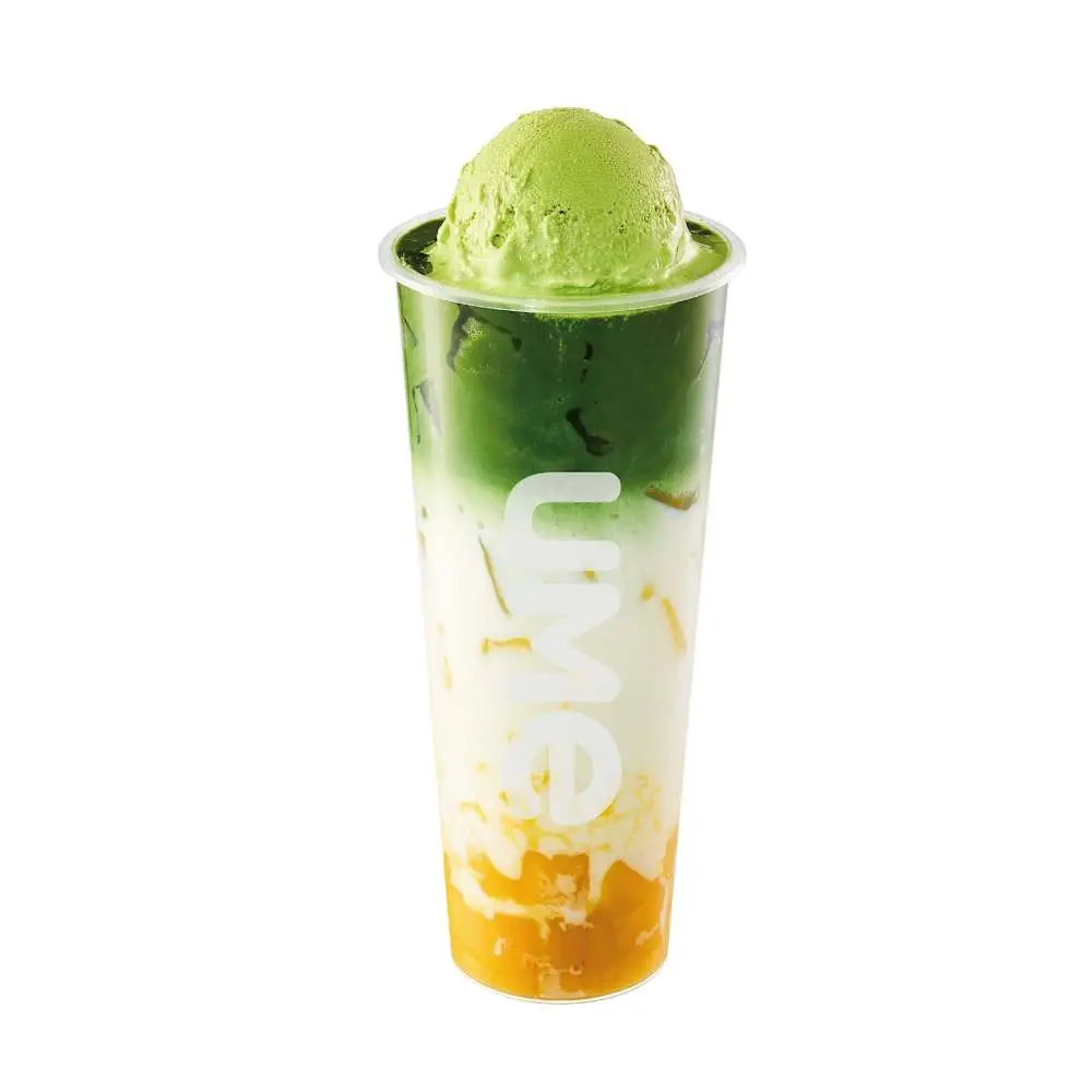 [UMe]Uji Matcha Mango Latte at UMe Tea