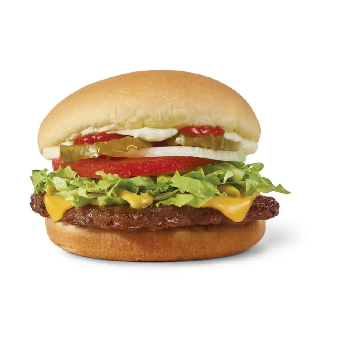 Jr. Cheeseburger Deluxe at Wendy's