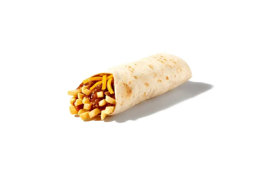 Chili Cheese Fries Burrito at Wienerschnitzel
