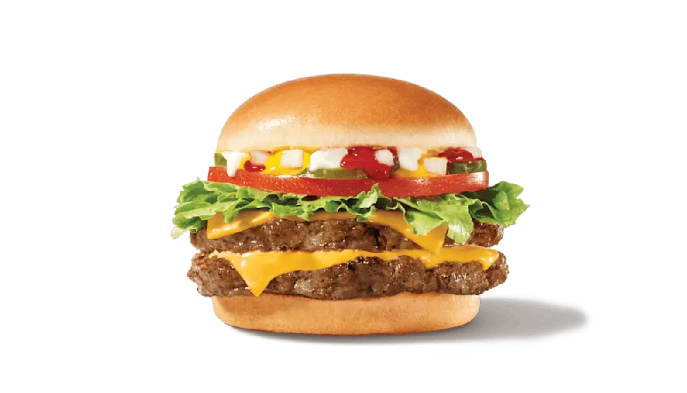 Deluxe Cheeseburger at Wienerschnitzel