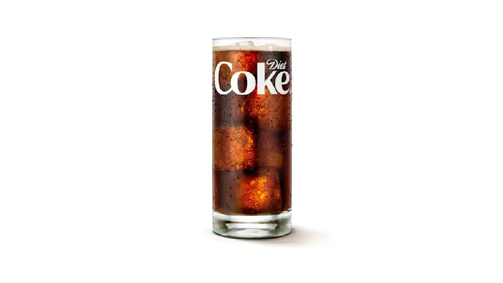 Diet Coke at Wienerschnitzel