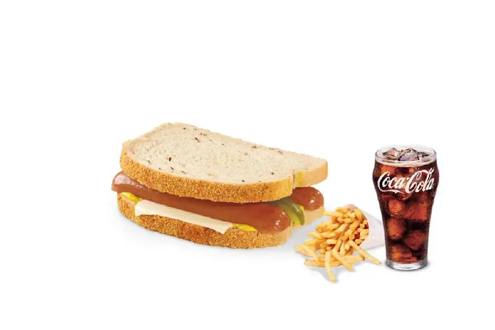 Polish Sandwich, Small Fries & Small Drink at Wienerschnitzel