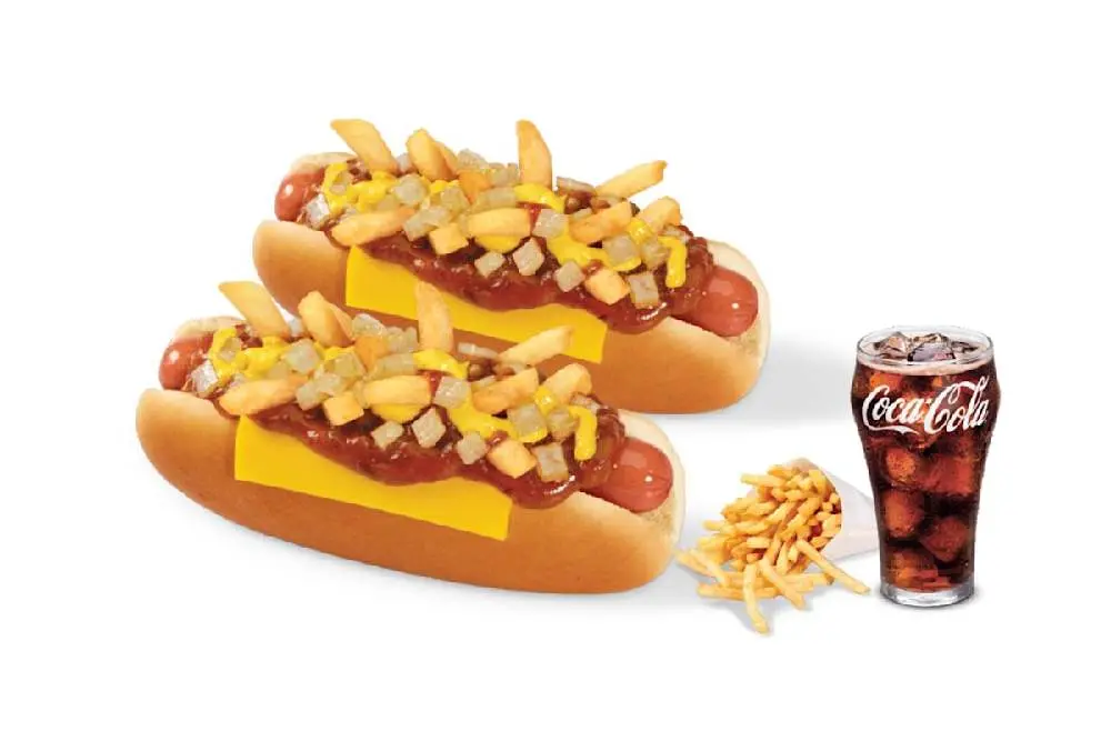Two Junkyard Dogs, Small Fries & Small Drink at Wienerschnitzel