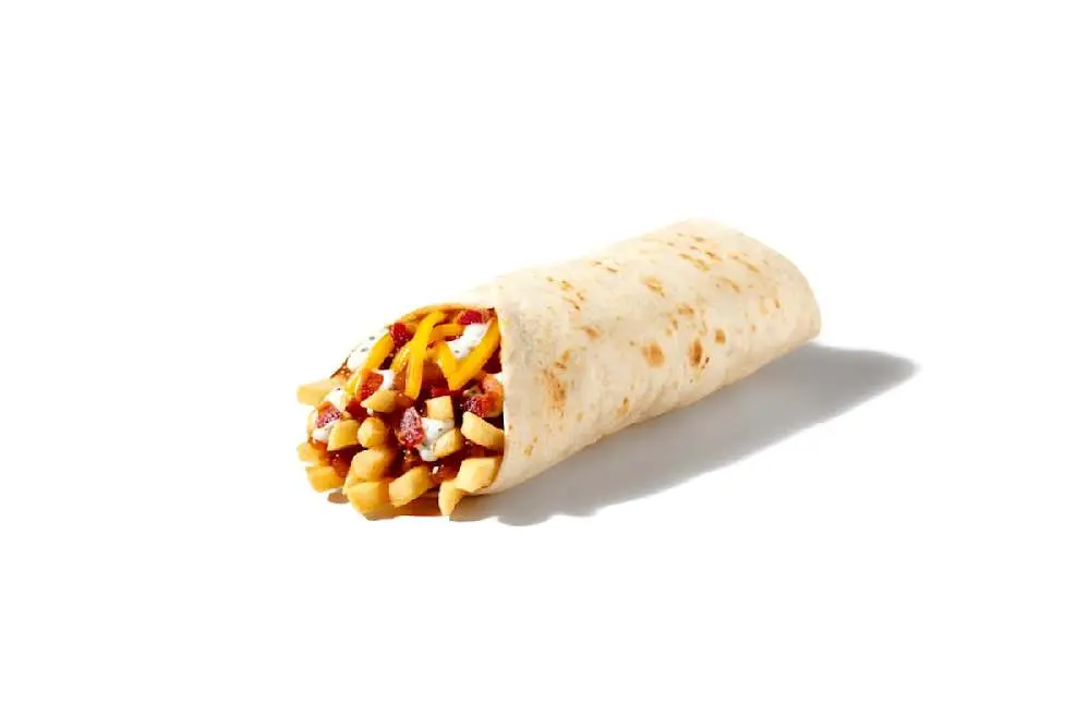 Bacon Ranch Chili Cheese Fries Burrito at Wienerschnitzel