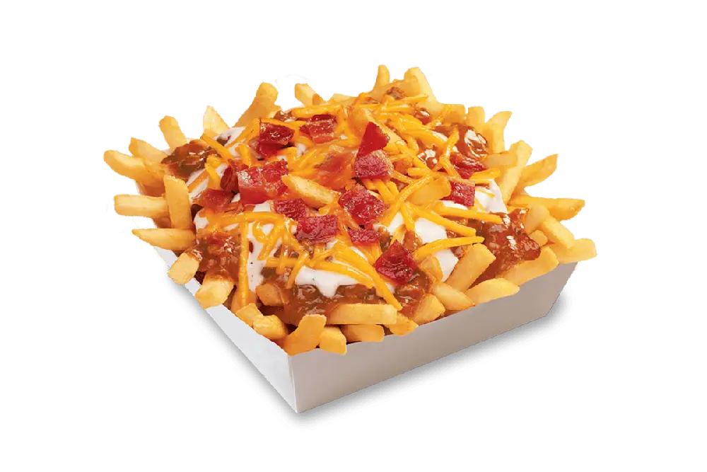 Bacon Ranch Chili Cheese Fries at Wienerschnitzel
