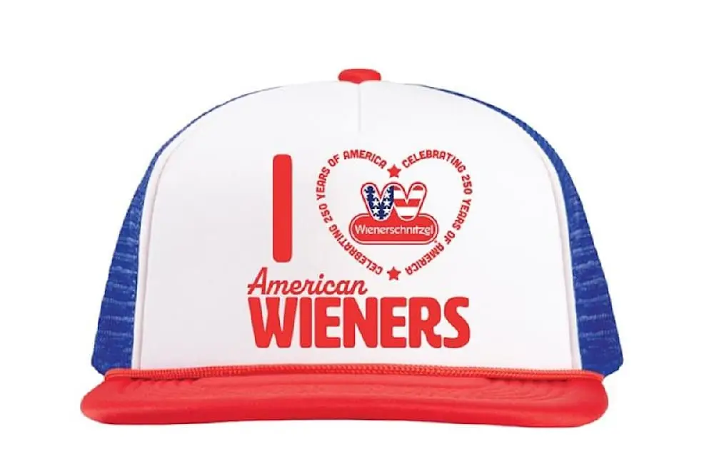 I <3 American Wieners Trucker Hat at Wienerschnitzel