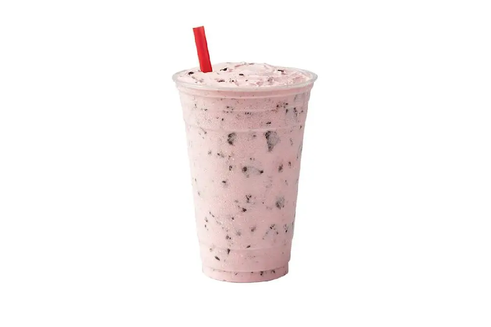OREO Cookie Strawberry Shake at Wienerschnitzel