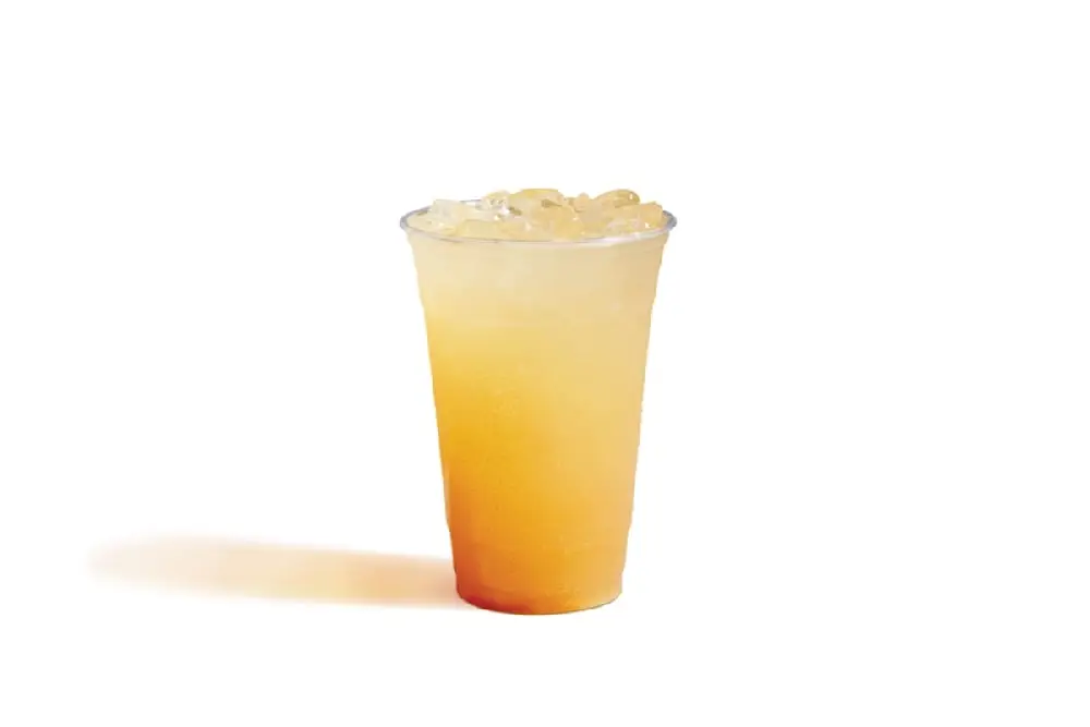 Peach Southern Lemonade at Wienerschnitzel
