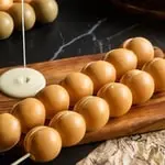 Bubble Egg Waffle 鸡蛋仔串串 at Yokee Milk Tea