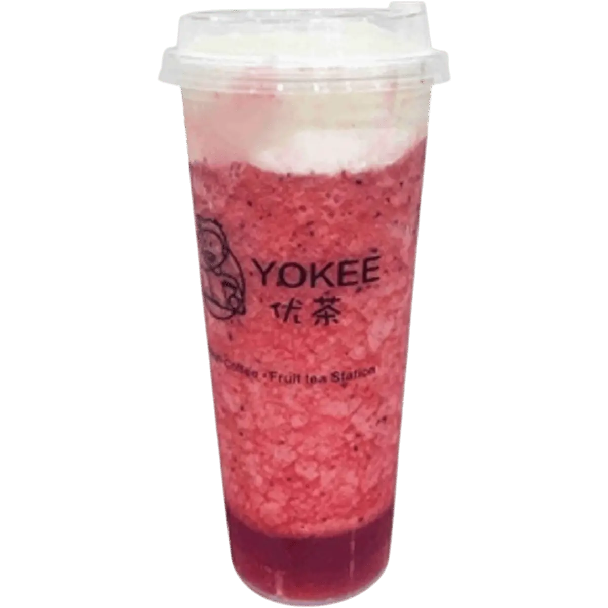 Cheese Berry 芝士莓莓冰沙 at Yokee Milk Tea