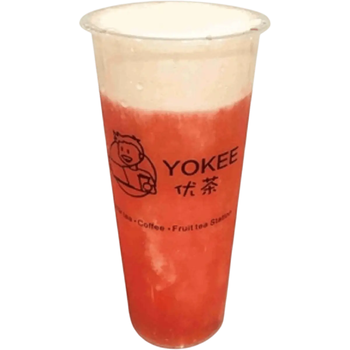 Cheese Watermelon 芝士西瓜冰沙 at Yokee Milk Tea