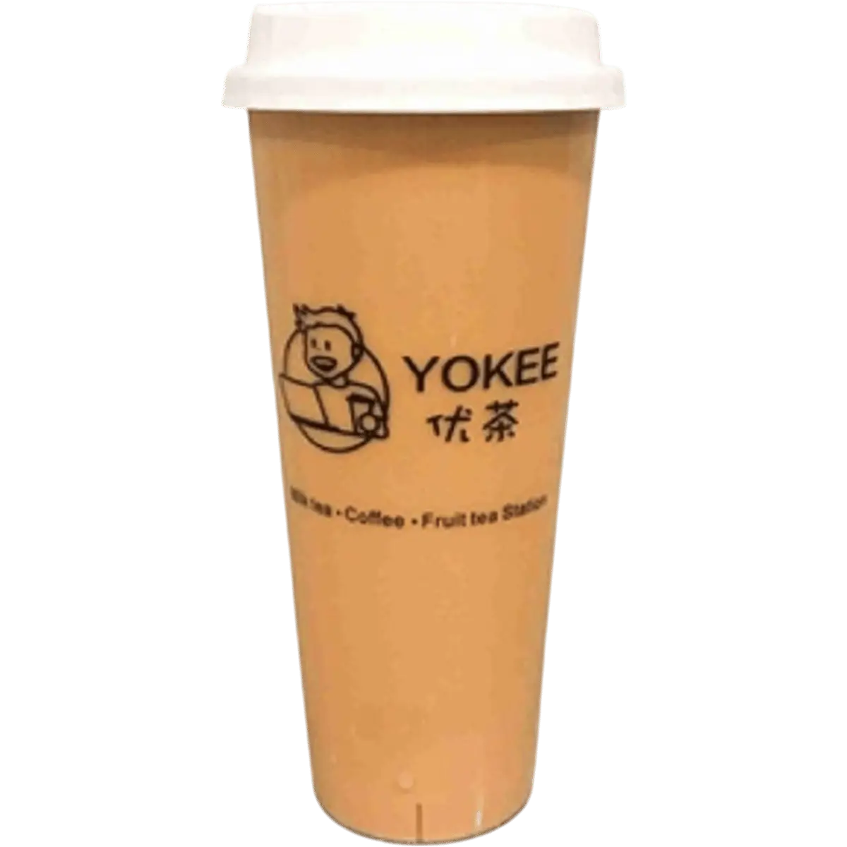Hazelnut Milk Tea 榛果奶茶 at Yokee Milk Tea