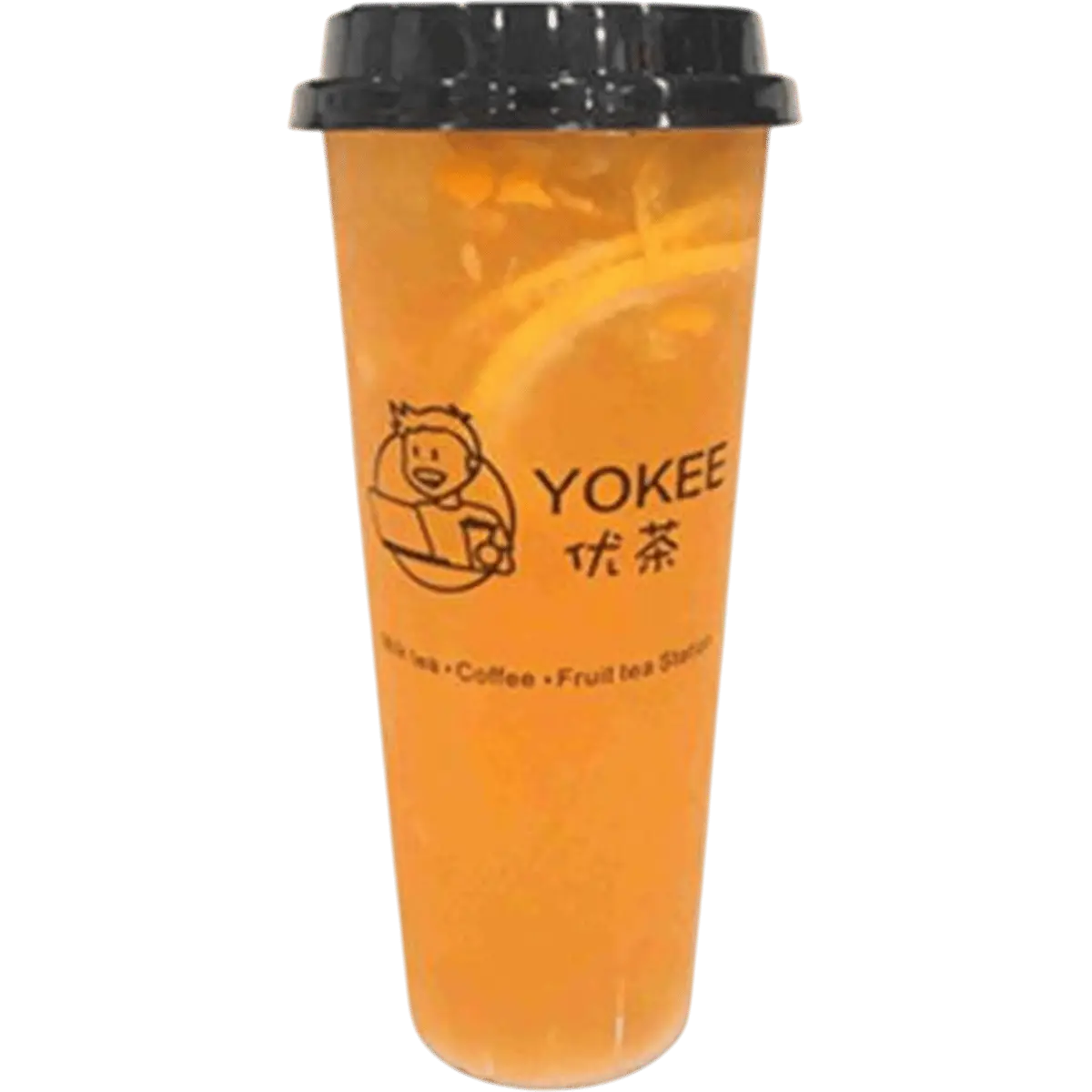 Kumquat Lemon Green Tea 金桔柠檬绿 at Yokee Milk Tea