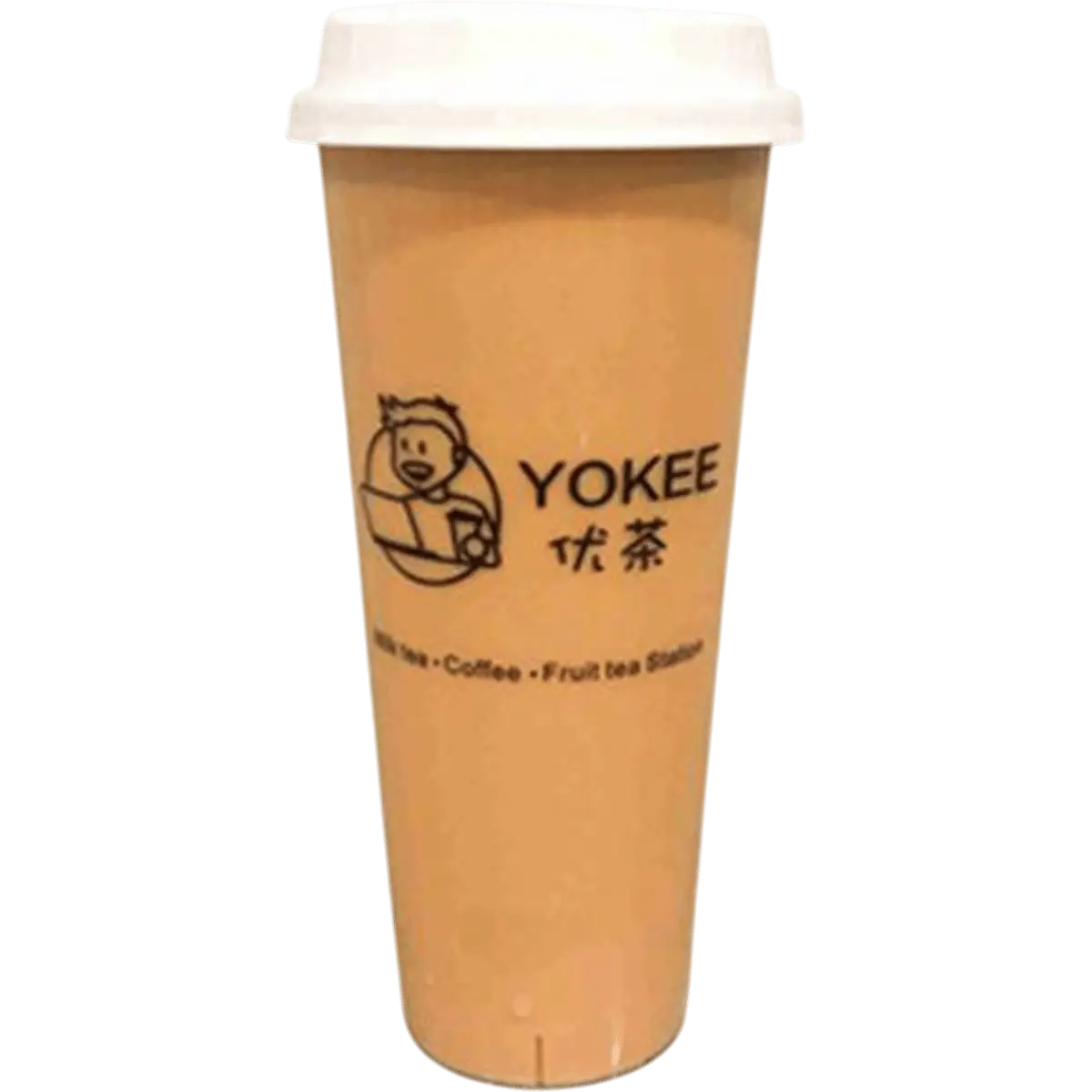 Oolong Milk Tea 乌龙奶茶 at Yokee Milk Tea