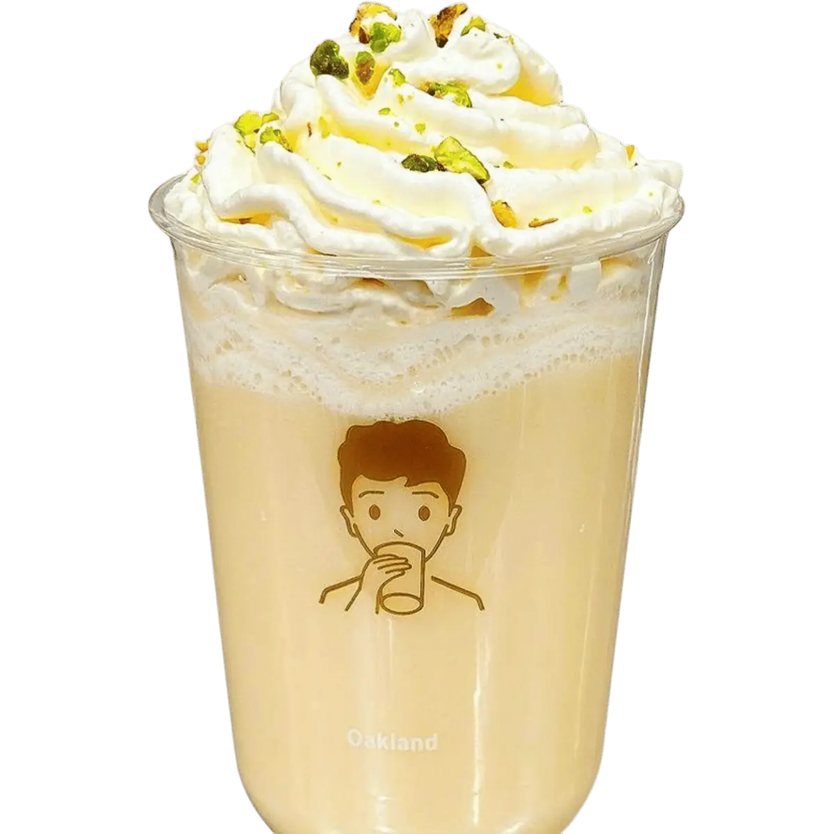 Osmanthus Oolong Tea Latte 桂花弄 at Yokee Milk Tea