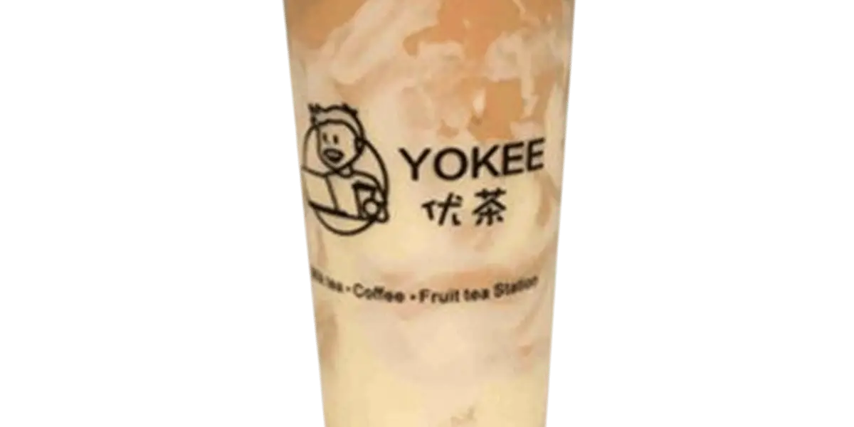 Puff Cream Milk Tea 布蕾奶茶 at Yokee Milk Tea
