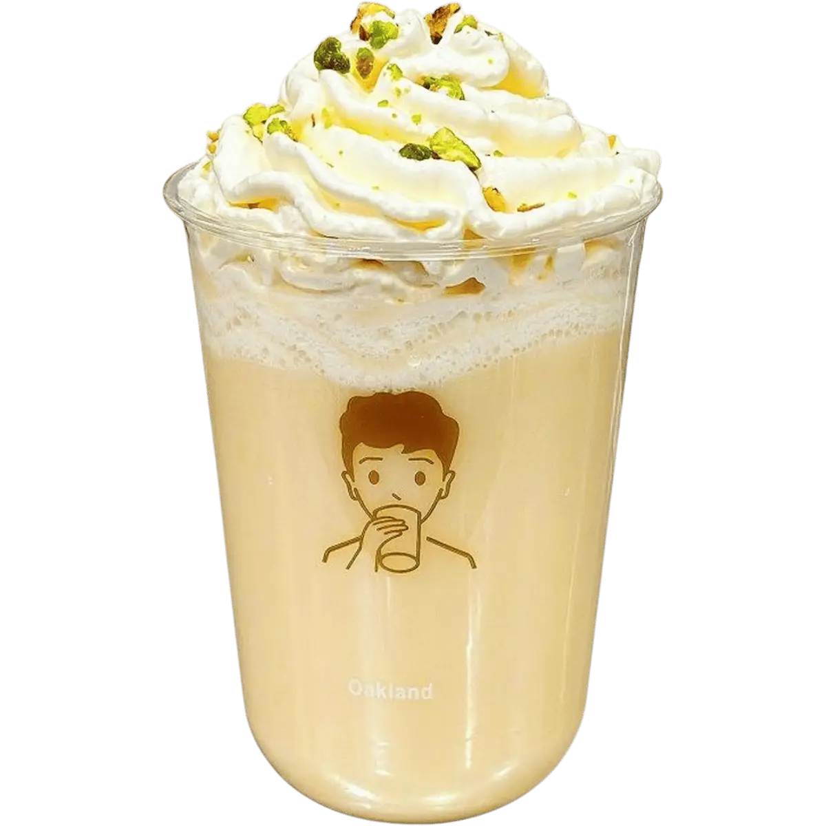 White Peach Oolong Tea Latte 声声乌龙 at Yokee Milk Tea