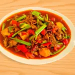 Big Plate Chicken at Yuksel Uyghur Restaurant