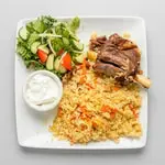Lamb Leg Pilaf at Yuksel Uyghur Restaurant