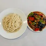 Lengman at Yuksel Uyghur Restaurant