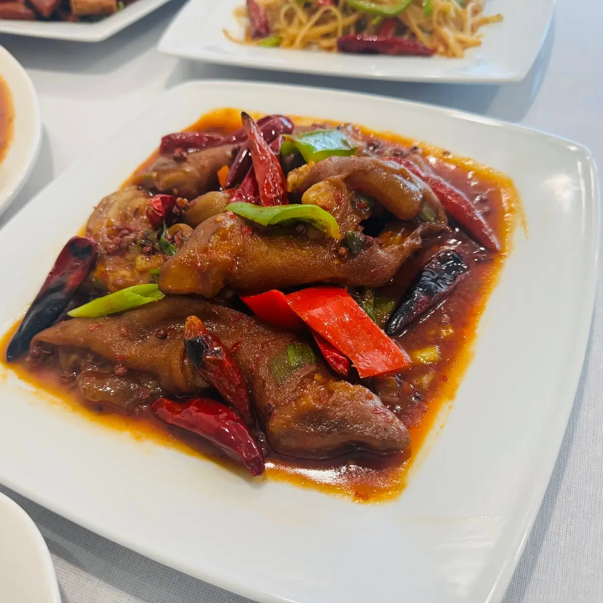 Spicy Lamb Hoof at Yuksel Uyghur Restaurant