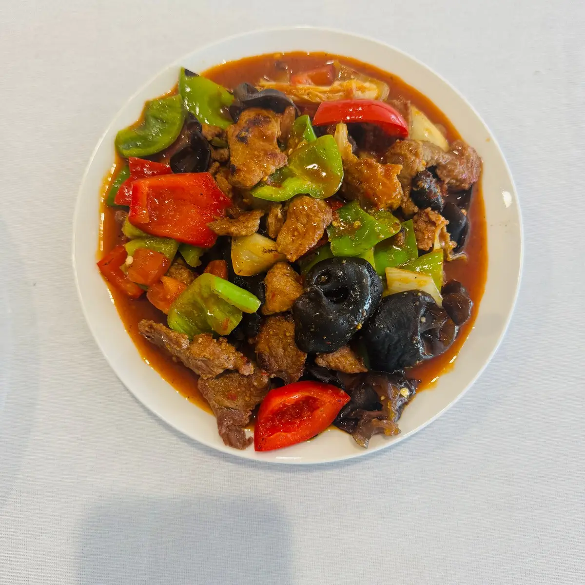 Wood Ear with Lamb at Yuksel Uyghur Restaurant