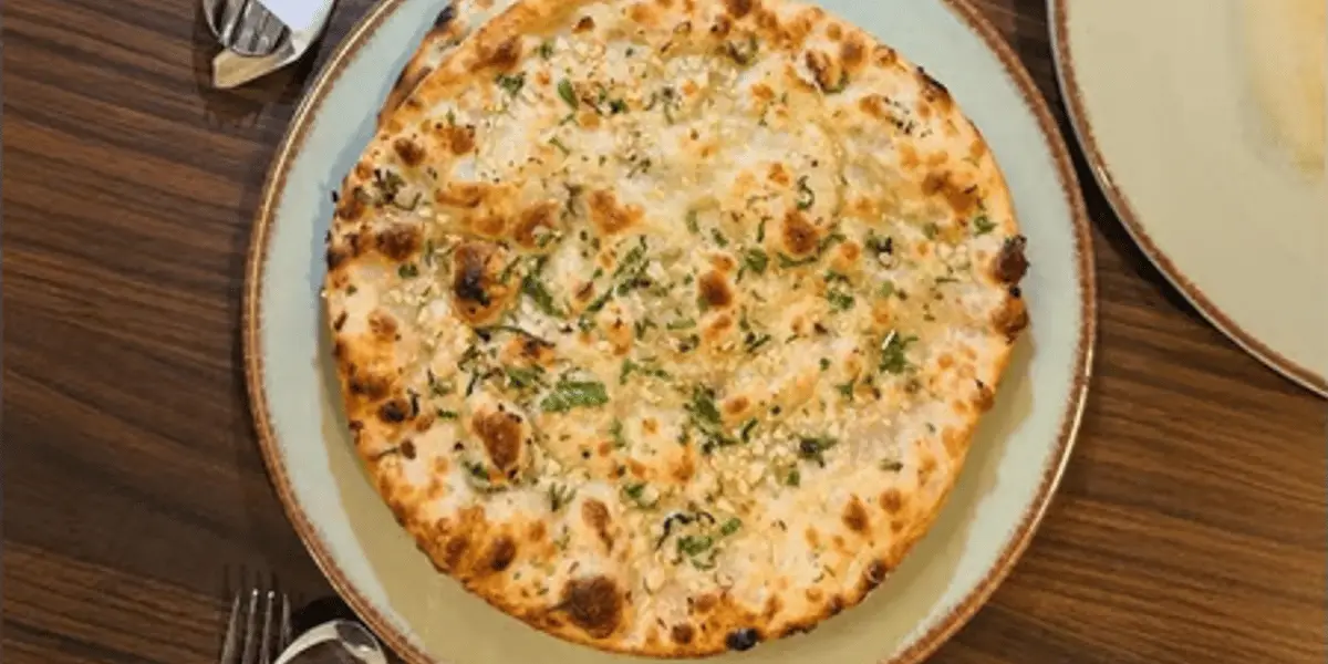 Garlic Naan at Zyka Indian Fusion