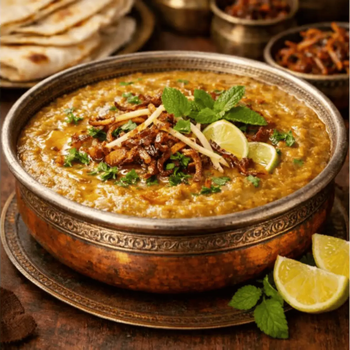 Goat Haleem at Zyka Indian Fusion
