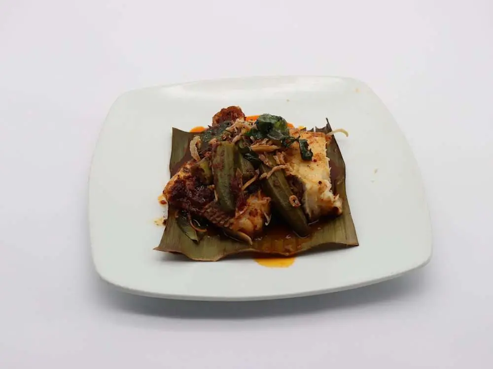 Banana Leaf Grill Seabass at Banana Leaf