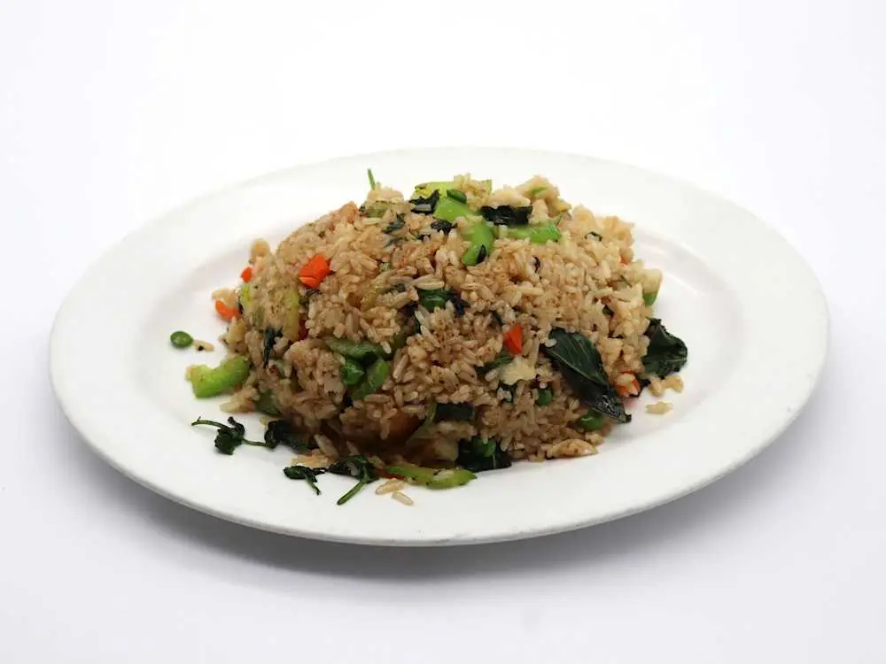 Basil Fried Rice (Seafood) at Banana Leaf