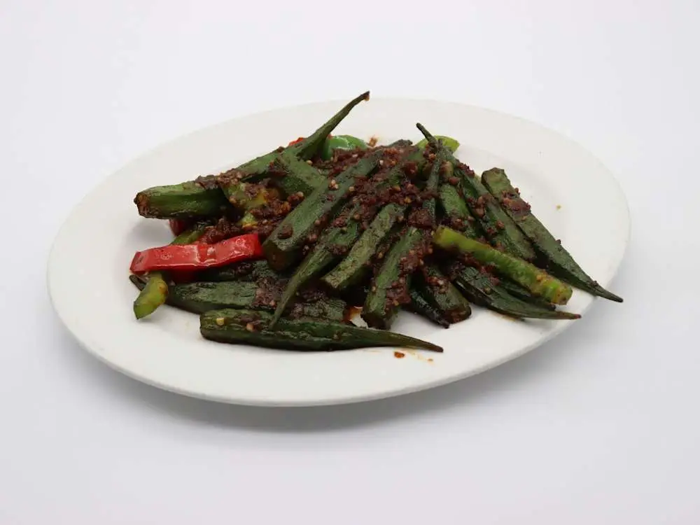 Belachan Asparagus 盧筍 at Banana Leaf