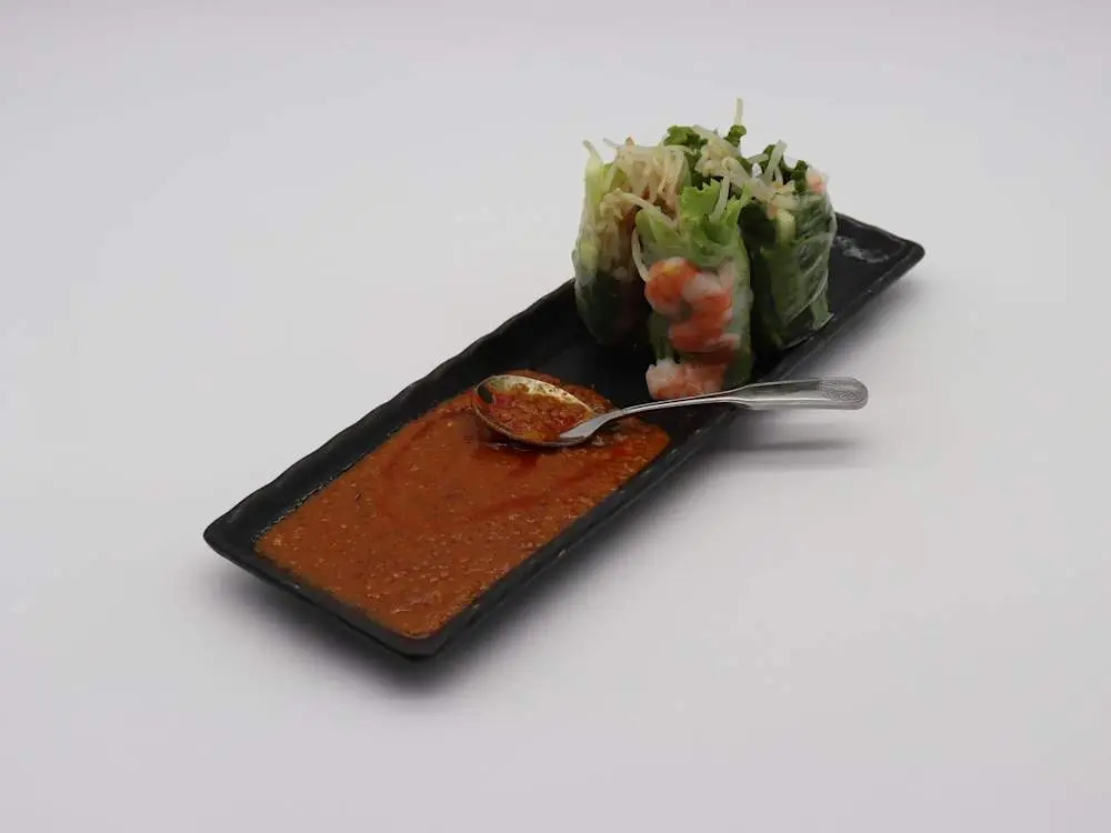 Fresh Hand Roll (with Prawns) at Banana Leaf