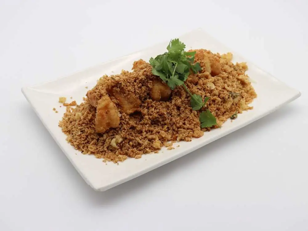 Oatmeal Batter Jumbo Prawns 麥大蝦 at Banana Leaf