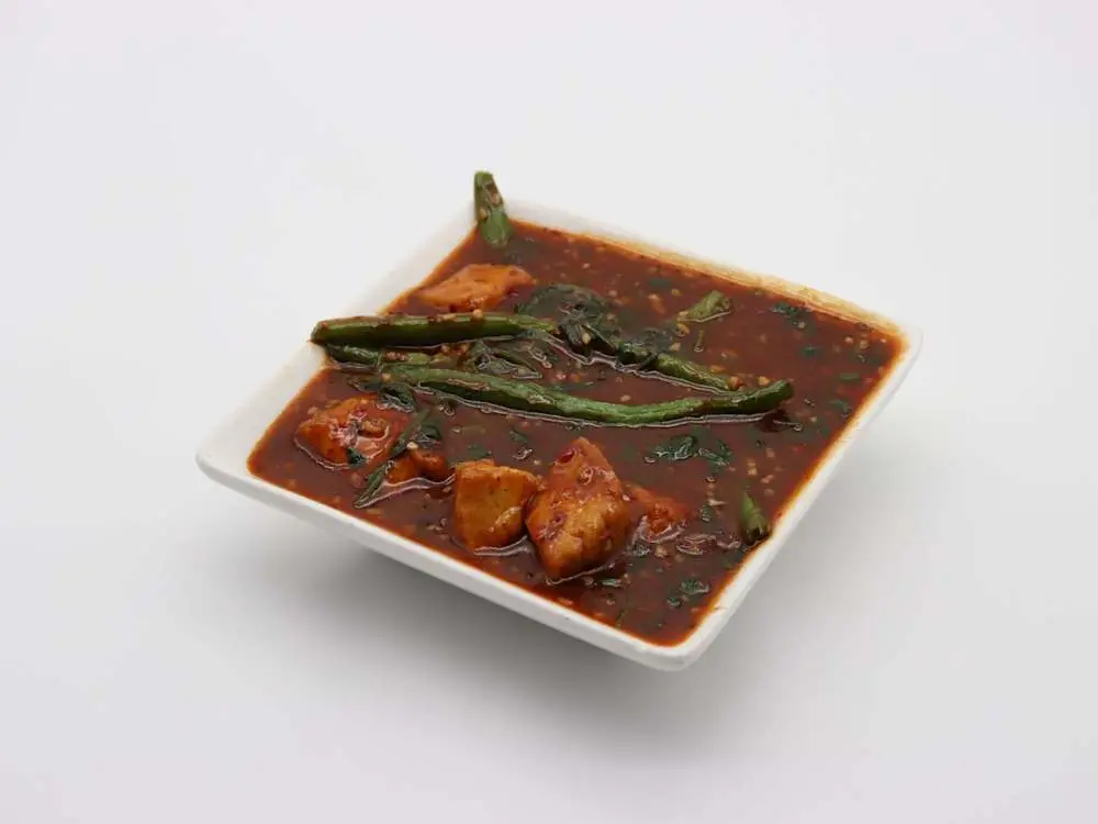 Organic Cumin Tofu at Banana Leaf