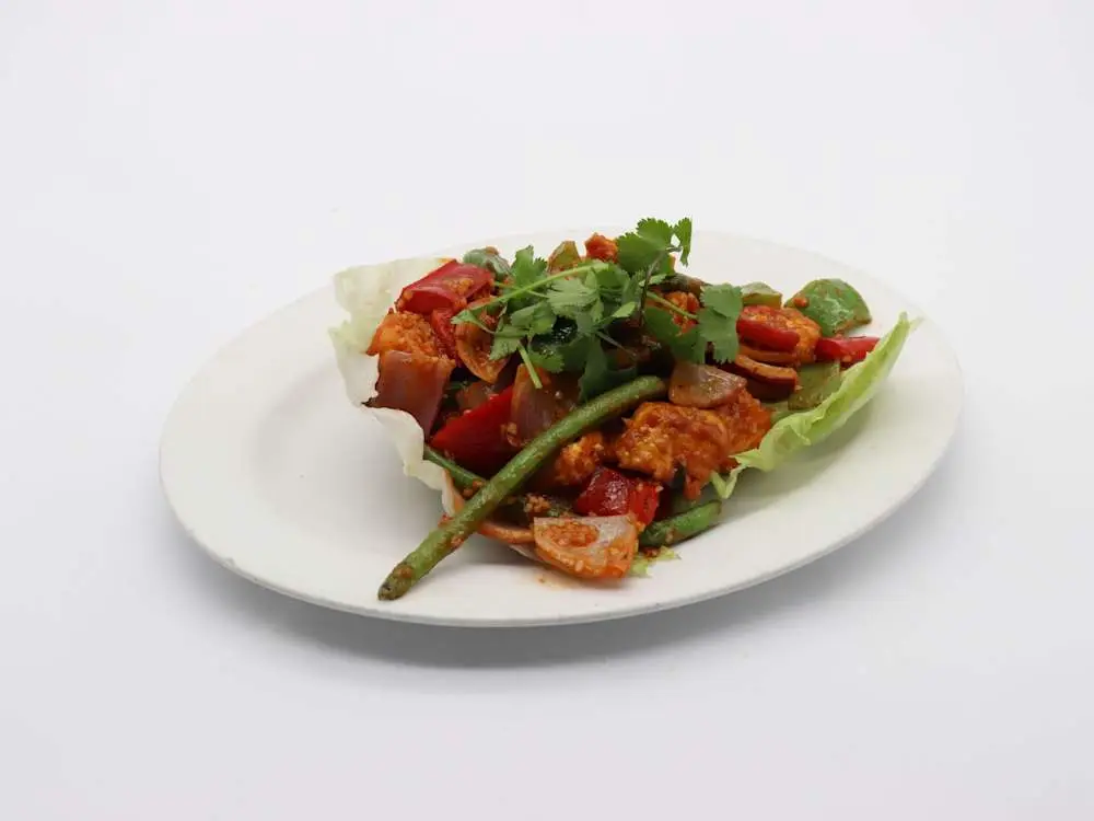Rempah Organic Tofu Rempah Tofu at Banana Leaf