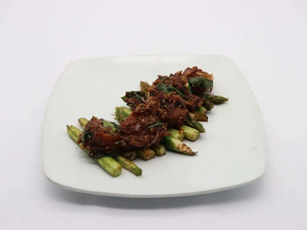 Sambal Belachan Prawn 棧蝦 at Banana Leaf