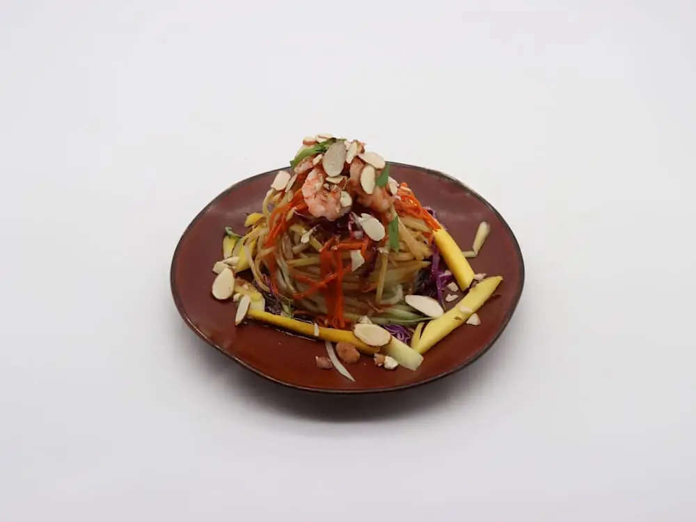 Veggie Papaya Salad 素木瓜 at Banana Leaf
