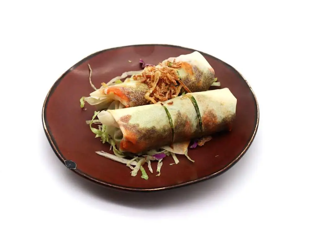 Veggie Penang Poh Piah at Banana Leaf