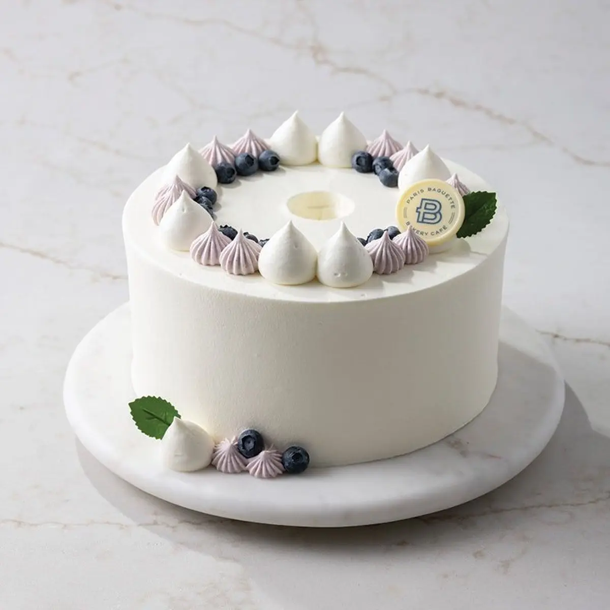 Blueberry Chiffon Cake at Paris Baguette Milpitas